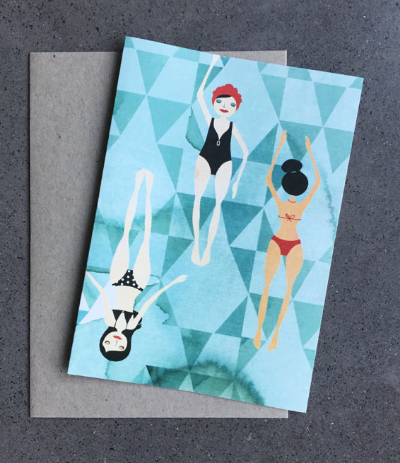 Winter Swim Card